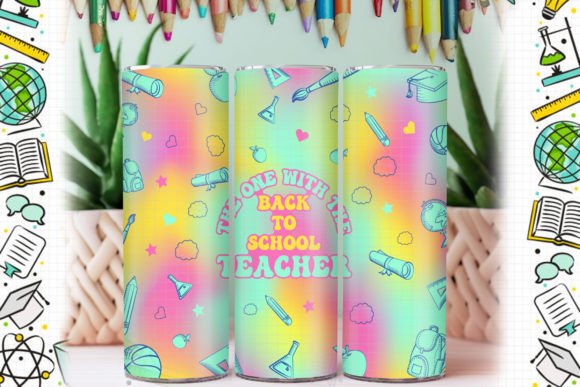 20oz Back to School Teacher Tumbler Graphics and Crafts