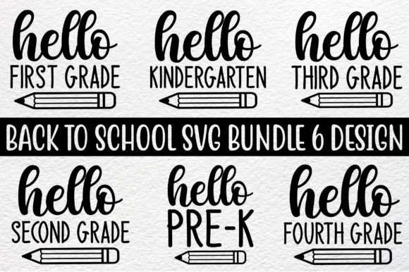 Back to School SVG BUNDLE, Hello School S
