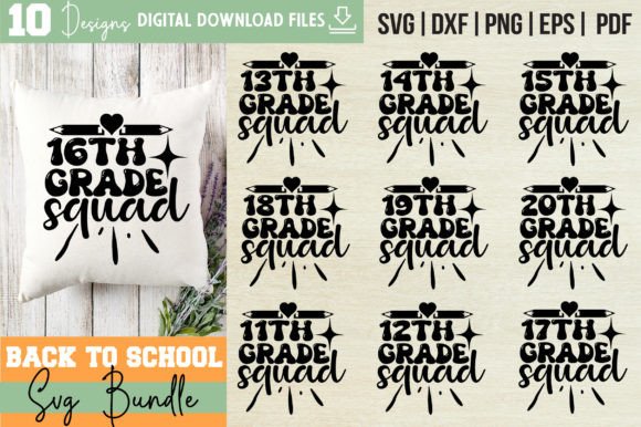 Back to School Svg Bundle Vol-6: Graphics & Crafts