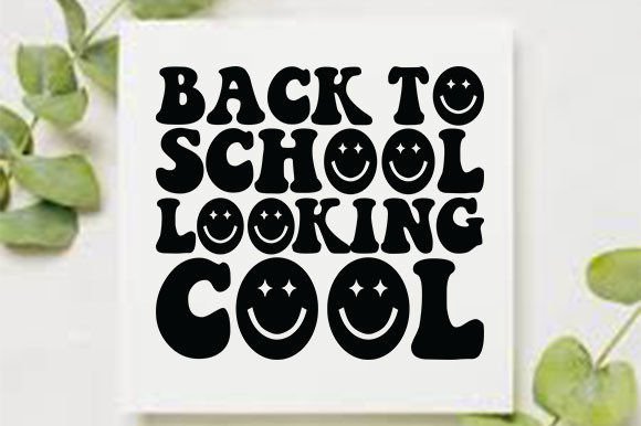 Retro Back to School T-shirt Design, Bac