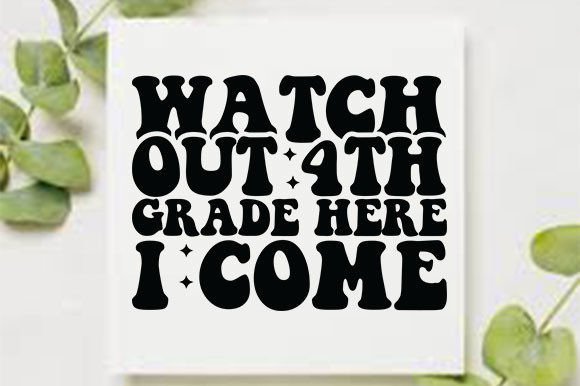 Retro Back to School T-shirt Design, Wat