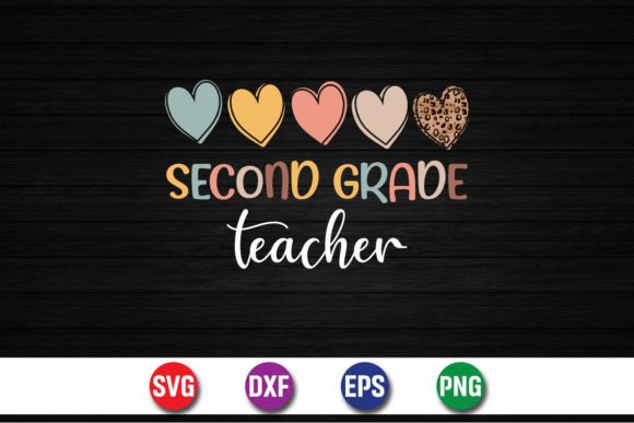 Second Grade Teacher, Back to School SVG