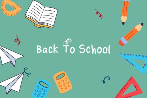 Tosca Background Back to School Graphics