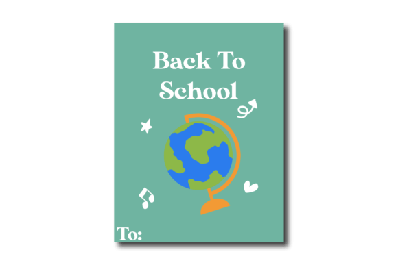 Tosca Card Back to School Earth Graphics